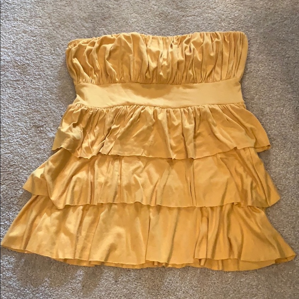Mustard tube top